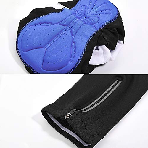 N/V D.Stil - Conjunto de ropa de ciclismo para hombre, manga larga, forro polar con pantalones acolchados 3D, para bicicleta de montaña M-3XL (negro/verde, M) N/V D.Stil - Conjunto de ropa de ciclismo para hombre, manga larga, forro polar con pantalones acolchados 3D, para bicicleta de montaña M-3XL (negro/verde, M)