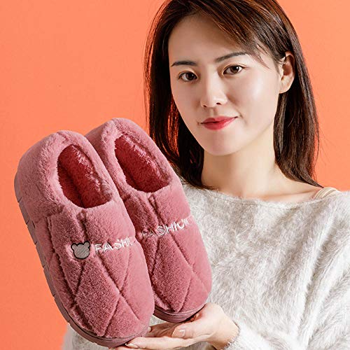 Nwarmsouth Verano e Invierno/Pantuflas cómodas,Zapatos caseros de algodón con tacón de Bolsa, Pantuflas cálidas de Suela Gruesa-Gris_42-43,Zapatos de casa con Suela antides Nwarmsouth Verano e Invierno/Pantuflas cómodas,Zapatos caseros de algodón con tacón de Bolsa, Pantuflas cálidas de Suela Gruesa-Gris_42-43,Zapatos de casa con Suela antides