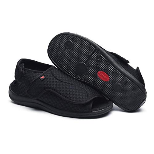 Nwarmsouth Zapatos ortopédicos Ajustables,Hemiplejia Zapatos Transpirables para hinchazón del pie, Zapatos Sueltos en valgo para pulgar-45_Black,Zapatos ortopédicos Ajustables Nwarmsouth Zapatos ortopédicos Ajustables,Hemiplejia Zapatos Transpirables para hinchazón del pie, Zapatos Sueltos en valgo para pulgar-45_Black,Zapatos ortopédicos Ajustables