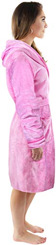 NY Threads Lujo Bata de Forro con Capucha para Mujer - Batas De Estar En Casa de Súper Suave (Medium, Rosa) NY Threads Lujo Bata de Forro con Capucha para Mujer - Batas De Estar En Casa de Súper Suave (Medium, Rosa)