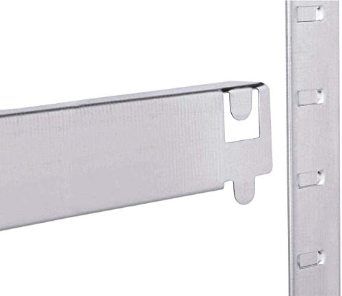 Nyana Home | Set de 2 Estanterías Metálicas Galvanizadas | 875Kg 5 Baldas | Medidas 180 x 90 x 40cm