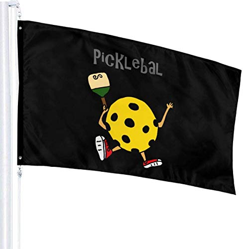 Oaqueen Banderas, Walking Pickleball Home Garden Yard Flags 3 X 5 Feet Pennants Indoor Outdoor Fall Flags Wall Banners Decoration