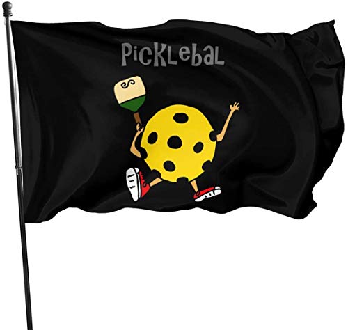 Oaqueen Banderas, Walking Pickleball Home Garden Yard Flags 3 X 5 Feet Pennants Indoor Outdoor Fall Flags Wall Banners Decoration