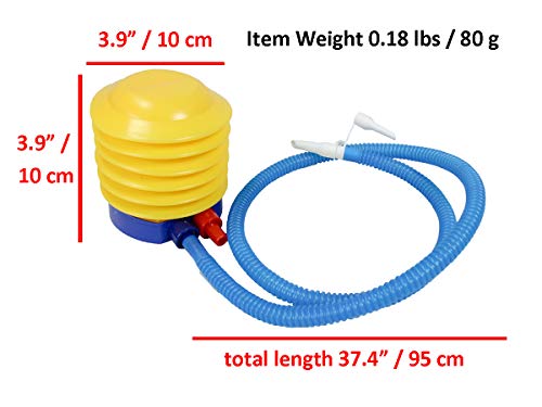 ObboMed® PP-1010 Bomba de pie de Fuelles de plástico - Deportes Inflable y desinflable, Yoga Gimnasio Ejercicio balón de Mano Bomba ObboMed® PP-1010 Bomba de pie de Fuelles de plástico - Deportes Inflable y desinflable, Yoga Gimnasio Ejercicio balón de Mano Bomba