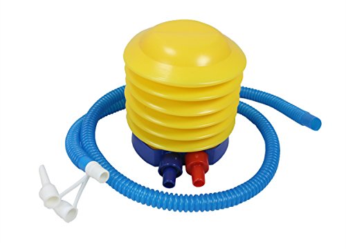 ObboMed® PP-1010 Bomba de pie de Fuelles de plástico - Deportes Inflable y desinflable, Yoga Gimnasio Ejercicio balón de Mano Bomba