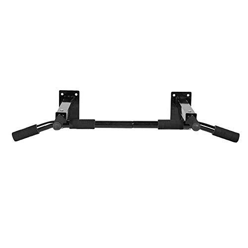 OcioDual Barra de Dominadas de Pared Elevacin Pull Up Flexiones Dorsales hasta 350Kg Negra Gym Gimnasio para el Hogar Casa Fija