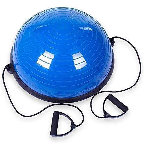 OcioDual Bos Up Balance Trainer Fitball Pelota de Gimnasia Bola de Equilibrio para Entranamiento Pilates Media Bola 60cm con