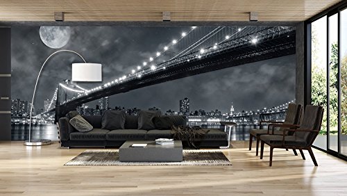 Oedim Fotomural Vinilo Pared Vista Nocturna Nueva York en Blanco y Negro | Fotomurales Pared | Fotomural Decorativo | Mural | Vinilo Decorativo | 200 x 150 cm | Decoración Gimnasios | Oedim Fotomural Vinilo Pared Vista Nocturna Nueva York en Blanco y Negro | Fotomurales Pared | Fotomural Decorativo | Mural | Vinilo Decorativo | 200 x 150 cm | Decoración Gimnasios |