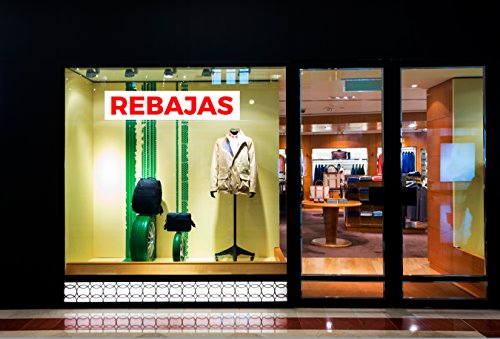 Oedim Pack de 2 Vinilos de Rebajas 70x12cm | Muestra Las Rebajas en Tu Escaparate con Estas Pegatinas Adhesivas Duraderas, Resistentes y de Enorme Calidad. Fondeado de Blanco Oedim Pack de 2 Vinilos de Rebajas 70x12cm | Muestra Las Rebajas en Tu Escaparate con Estas Pegatinas Adhesivas Duraderas, Resistentes y de Enorme Calidad. Fondeado de Blanco