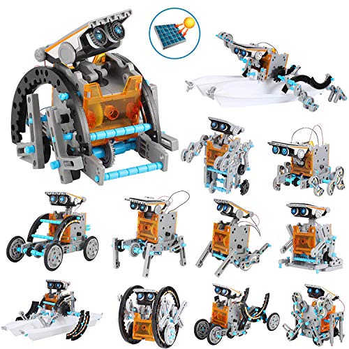 OFUN Juguete Robot Stem para niños, 12 en 1 Robots Kit de Ciencia Divertido Juego Creativo y DIY Juguetes, Manualidades Regalos para niños de 8 a 12 años