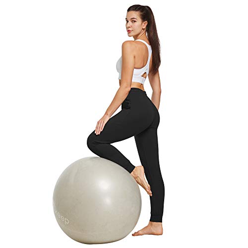 Ogeenier Pantalon Chandal Mujer Pantalones de Deporte Algodón Ropa Deportiva Yoga Fitness Jogger