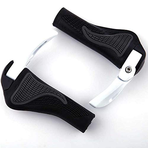 Ogquaton 1 par de puños de Bicicleta de montaña con Extremos de Barra Tapones de aleación de Aluminio Manillar de Bicicleta Antideslizante Bicicleta Mango diseño ergonómico puños Ogquaton 1 par de puños de Bicicleta de montaña con Extremos de Barra Tapones de aleación de Aluminio Manillar de Bicicleta Antideslizante Bicicleta Mango diseño ergonómico puños