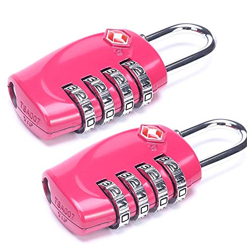 Ogquaton 4 cerraduras mecánicas combinadas portátiles y prácticas Digitales Cerradura de contraseña de Seguridad Adecuada para el Gimnasio de la Escuela Taquilla Deportiva (2 Piezas, Rosa) Ogquaton 4 cerraduras mecánicas combinadas portátiles y prácticas Digitales Cerradura de contraseña de Seguridad Adecuada para el Gimnasio de la Escuela Taquilla Deportiva (2 Piezas, Rosa)