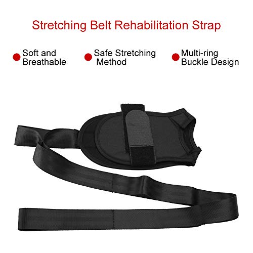 OhhGo Correa de Estiramiento de Yoga Banda de Estiramiento de Fitness de múltiples bucles para Terapia física rehabilitación Pilates Danza Gimnasia Negro OhhGo Correa de Estiramiento de Yoga Banda de Estiramiento de Fitness de múltiples bucles para Terapia física rehabilitación Pilates Danza Gimnasia Negro