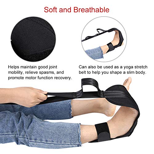 OhhGo Correa de Estiramiento de Yoga Banda de Estiramiento de Fitness de múltiples bucles para Terapia física rehabilitación Pilates Danza Gimnasia Negro OhhGo Correa de Estiramiento de Yoga Banda de Estiramiento de Fitness de múltiples bucles para Terapia física rehabilitación Pilates Danza Gimnasia Negro