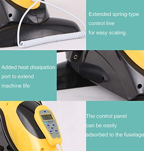 OKSS Mini Compacto Ejercitador Pedal para Brazos Y Piernas Equipo Rehabilitación Bicicleta Ejercicio Portátil Resistencia Ajustable con Pantalla Digital OKSS Mini Compacto Ejercitador Pedal para Brazos Y Piernas Equipo Rehabilitación Bicicleta Ejercicio Portátil Resistencia Ajustable con Pantalla Digital