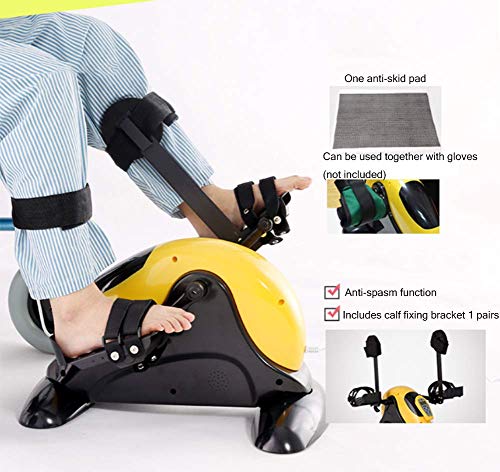 OKSS Mini Compacto Ejercitador Pedal para Brazos Y Piernas Equipo Rehabilitación Bicicleta Ejercicio Portátil Resistencia Ajustable con Pantalla Digital OKSS Mini Compacto Ejercitador Pedal para Brazos Y Piernas Equipo Rehabilitación Bicicleta Ejercicio Portátil Resistencia Ajustable con Pantalla Digital
