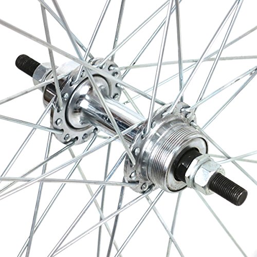 OldNewBikes Ruedas Delantera y Trasera Westrick 28 x 1 ½ de Acero Cromado para Bicicleta clásica OldNewBikes Ruedas Delantera y Trasera Westrick 28 x 1 ½ de Acero Cromado para Bicicleta clásica