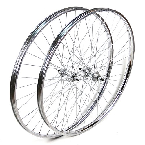 OldNewBikes Ruedas Delantera y Trasera Westrick 28 x 1 ½ de Acero Cromado para Bicicleta clásica OldNewBikes Ruedas Delantera y Trasera Westrick 28 x 1 ½ de Acero Cromado para Bicicleta clásica