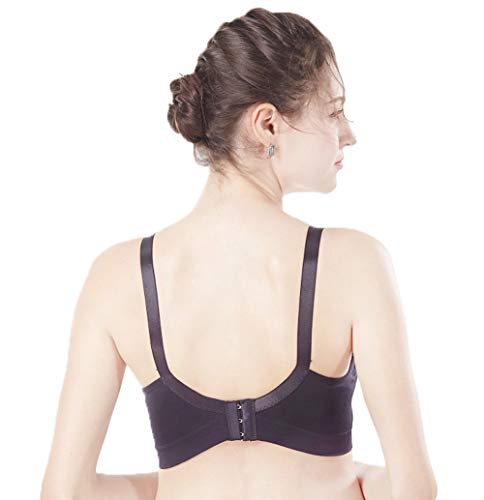 Oliked, Sujetador de Maternidad sin Costuras, 3 Paquete (Negro + Blanco + Beige), M - 36/80 Oliked, Sujetador de Maternidad sin Costuras, 3 Paquete (Negro + Blanco + Beige), M - 36/80