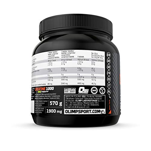 Olimp Sport Nutrition Creatine 1000 Creatina - 300 Tabletas Olimp Sport Nutrition Creatine 1000 Creatina - 300 Tabletas
