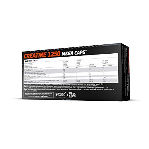 Olimp Sport Nutrition Creatine Mega Caps Creatina - 120 Cápsulas Olimp Sport Nutrition Creatine Mega Caps Creatina - 120 Cápsulas