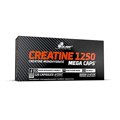 Olimp Sport Nutrition Creatine Mega Caps Creatina - 120 Cápsulas Olimp Sport Nutrition Creatine Mega Caps Creatina - 120 Cápsulas