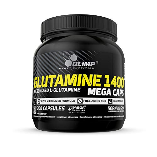 Olimp Sport Nutrition Glutamine Mega Caps, Glutamina - 300 Cápsulas
