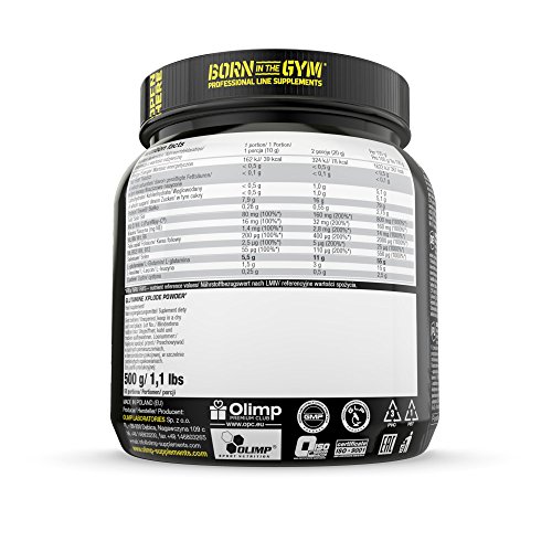 Olimp Sport Nutrition Glutamine Xplode Anticatabólico, Sabor Limón - 500 gr Olimp Sport Nutrition Glutamine Xplode Anticatabólico, Sabor Limón - 500 gr