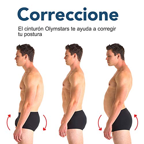 Olymstars Fajas Reductoras Adelgazantes - Faja Reductora Mujer y Hombre de Neopreno - Faja Lumbar Acelerar la Pérdida de Peso- Faja Reductora para la Quema de Grasas Efecto Sauna - Ajustable 140cm