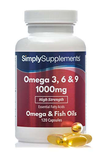 Omega 3-6-9 1000 mg - ¡Bote para 8 meses! - 240 Cápsulas - SimplySupplements