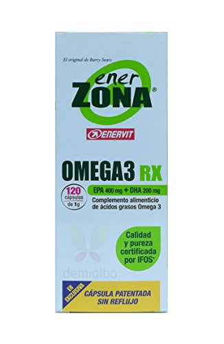 Omega 3 Rx Ener Zona 120 Cápsulas 1000 mg de Enerzona