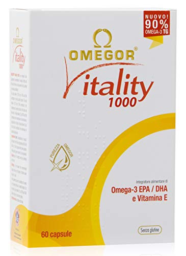 OMEGOR® Vitality 1000: ¡NUEVO con un 90% de Omega-3 TG! 5 * IFOS certificado desde 2006. EPA 535 mg y DHA 268 mg por perla. Min. Estructura 90% de triglicéridos y destilación molecular, 60 cps. OMEGOR® Vitality 1000: ¡NUEVO con un 90% de Omega-3 TG! 5 * IFOS certificado desde 2006. EPA 535 mg y DHA 268 mg por perla. Min. Estructura 90% de triglicéridos y destilación molecular, 60 cps.