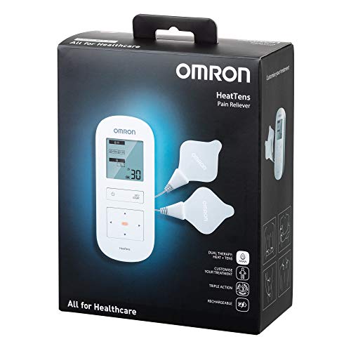 OMRON HeatTens - Máquina TENS con Calor Calmante para Aliviar el Dolor Articular y Muscular