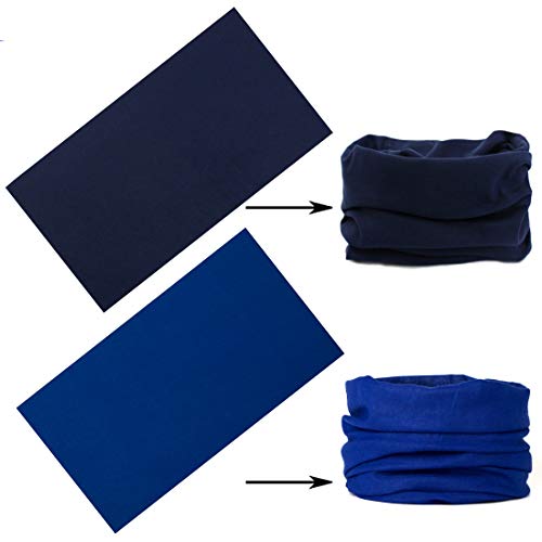 (One size, Bright color Series) - 6 PCS Seamless Multifunctional Headwear Bandana Scarf Tube Elastic Headband UV Resistance Headwrap for Running Riding Hiking Yoga Sports