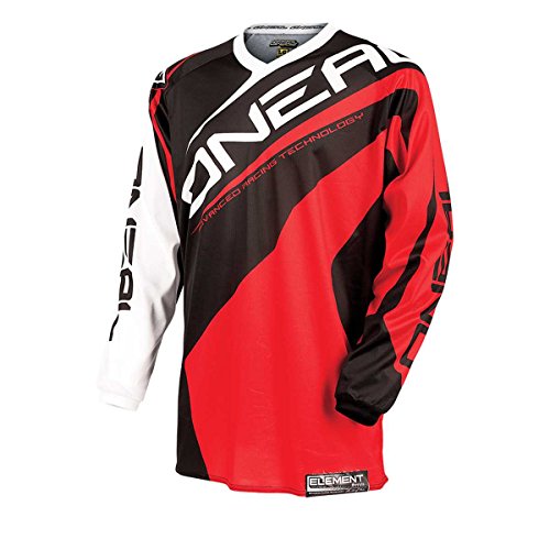 O'Neal Element Jersey RACEWEAR Rot Trikot MX DH Enduro Quad, 0024R-3, Größe X-Large