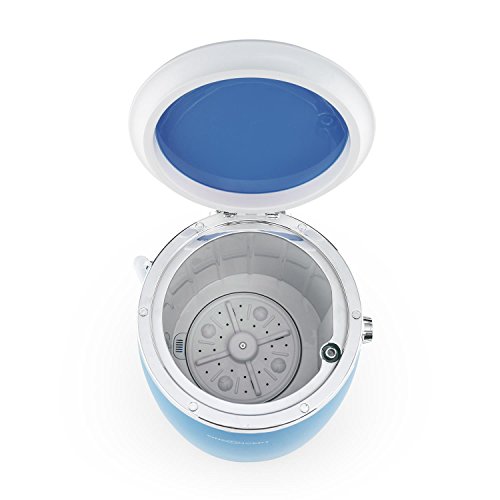 Oneconcept Ecowash-Pico - Mini Lavadora Portable, Lavadora de Camping, Función Centrifugado, Capacidad: 3,5 kg, Potencia: 380 W, Temporizador, Uso Sencillo, Recogecable, Asa Transporte, Azul Oneconcept Ecowash-Pico - Mini Lavadora Portable, Lavadora de Camping, Función Centrifugado, Capacidad: 3,5 kg, Potencia: 380 W, Temporizador, Uso Sencillo, Recogecable, Asa Transporte, Azul