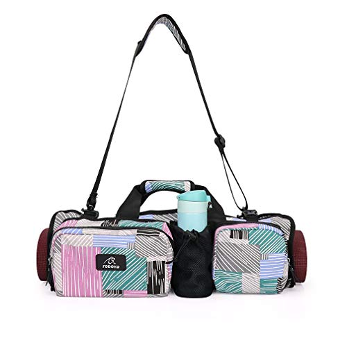 ONEGenug - Bolsa para Esterilla de Yoga, Bolsa de Lona con Bolsillos, Plegable, Bolsa de Hombro, Multifuncional, Impermeable, para Yoga y Bloques de Yoga (Verde) ONEGenug - Bolsa para Esterilla de Yoga, Bolsa de Lona con Bolsillos, Plegable, Bolsa de Hombro, Multifuncional, Impermeable, para Yoga y Bloques de Yoga (Verde)