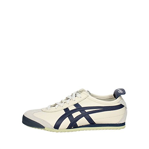 Onitsuka Tiger Mexico 66, Zapatillas Unisex Adulto, Blanco (Birch/India Ink/Latte 1659), 43.5 EU