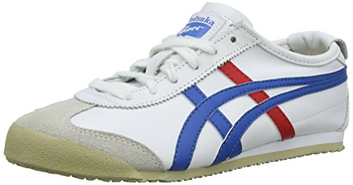 Onitsuka Tiger Mexico 66, Zapatillas Unisex Adulto, Blanco (White/Blue 146), 43.5 EU