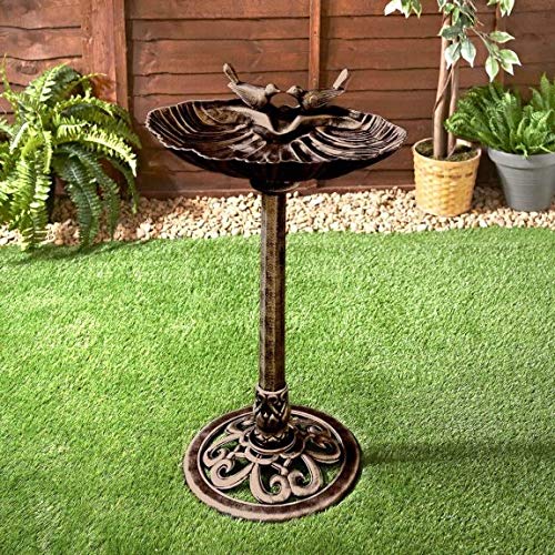 ONLINE DEALS OUTLET - Adorno Decorativo para jardín, diseño de pájaros, Resistente a la Intemperie, 74 cm de Altura