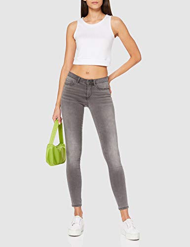 Only Onlroyal Reg SK Dnm Jeans Bj312 Noos Vaqueros Skinny, Gris (Dark Grey Denim Dark Grey Denim), 27W / 32L para Mujer Only Onlroyal Reg SK Dnm Jeans Bj312 Noos Vaqueros Skinny, Gris (Dark Grey Denim Dark Grey Denim), 27W / 32L para Mujer