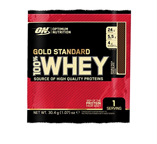Optimum Nutrition Gold Standard 100% Whey Proteína en Polvo, Chocolate - 24 unidosis
