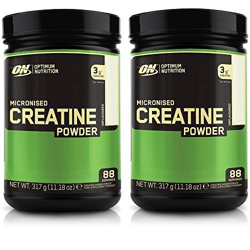 Optimum Nutrition Micronised Creatine Powder 317g x 2 = 634g (317g x 2) by Optimum Nutrition