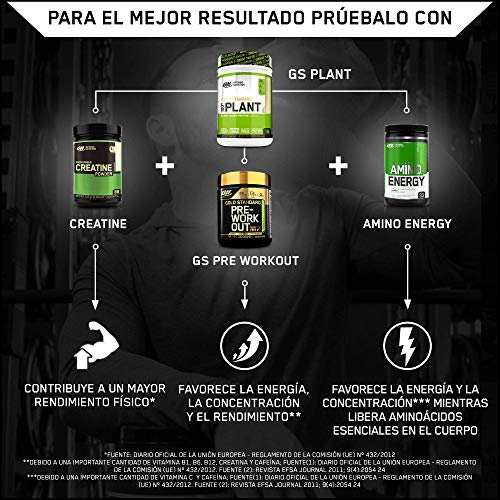 Optimum Nutrition ON 100% Plant Gold Standard, Proteína Vegana en Polvo, para Masa Muscular y Musculacion, fuente de Vitamina C y B12, Vainilla, 19 porciones, 684 g Optimum Nutrition ON 100% Plant Gold Standard, Proteína Vegana en Polvo, para Masa Muscular y Musculacion, fuente de Vitamina C y B12, Vainilla, 19 porciones, 684 g