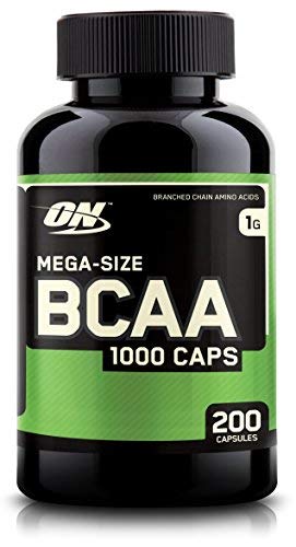 Optimum Nutrition ON BCAA 1000, Cápsulas BCAA, Suplementos Deportivos, Rico en Aminoacidos Ramificados y Esenciales, para mejor recuperación, sin sabor, 100 porciones, 200 Cápsulas