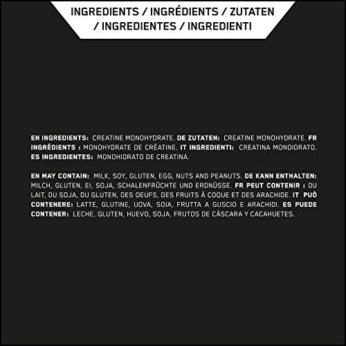 Optimum Nutrition ON Creatina Monohidrato Micronizada, Creatina en Polvo, Suplementos Deportivos para Rendimiento, Sin Sabor, 93 Porciones, 317 g, Embalaje Puede Variar