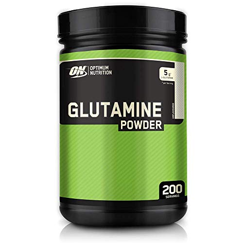 Optimum Nutrition ON Glutamine, l Glutamina en Polvo, Aminoacido, Suplementos para Ganar Masa Muscular, Sin Sabor, 120 Porciones, 630 g