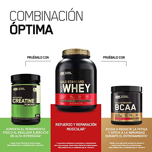 Optimum Nutrition ON Gold Standard 100% Whey Proteína en Polvo Suplementos Deportivos, Glutamina y Aminoacidos, BCAA, Chocolate Blanco y Frambuesa, 30 Porciones, 900 g, Embalaje Puede Variar