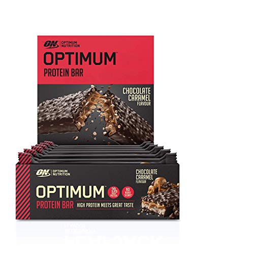 Optimum Nutrition ON Protein Bar Barritas Proteínas con Whey Protein Isolate, Dulces Altas en Proteína y Low Carb, Chocolate y Caramelo, 10 Barras (10 x 60 gr) Optimum Nutrition ON Protein Bar Barritas Proteínas con Whey Protein Isolate, Dulces Altas en Proteína y Low Carb, Chocolate y Caramelo, 10 Barras (10 x 60 gr)